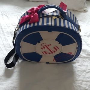 Betsey Johnson Train Case Weekender Anchor Nautica